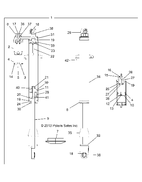 SUSPENSION, FRONT SHOCK - Z15VFE99AT/AV/AP (49RGRSHOCKFRT7044116)