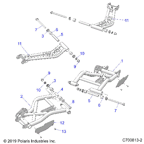 SUSPENSION, REAR CONTROL ARMS - G21GXD99AJ/AZ/BJ/BZ (C701010-5)