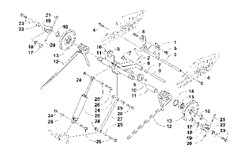 REAR SUSPENSION REAR ARM ASSEMBLY [101319]