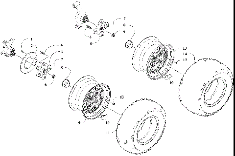 WHEEL AND TIRE ASSEMBLY [303606]