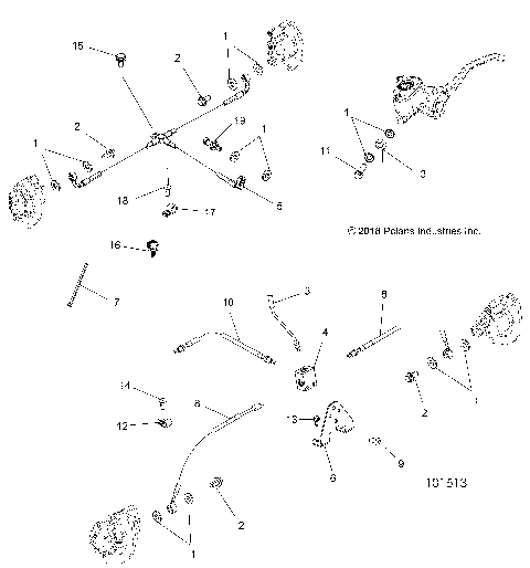 BRAKES, BRAKE LINES - A19SYE95BV [101513]
