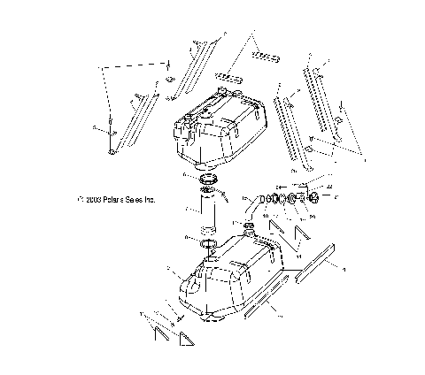 FUEL TANK - W045098CA/IA (4990459045A10)