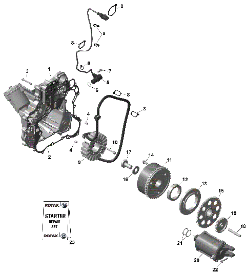 01- ROTAX - Magneto and Electric Starter