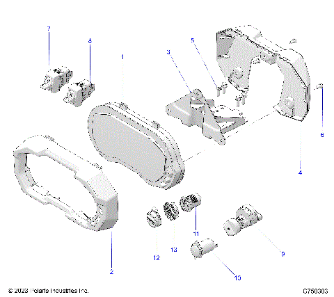 ELECTRICAL, DASH INSTRUMENTS AND CONTROLS -  Z25S4D92AA/AL/BA/BF/AF/BL (C750303)