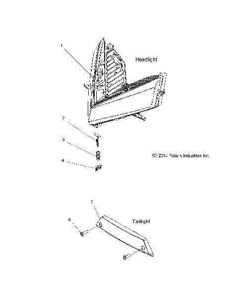 ELECTRICAL, HEADLIGHT and TAILLIGHT - S20EEG6PSL (49SNOWHEADLGHT15PROS)