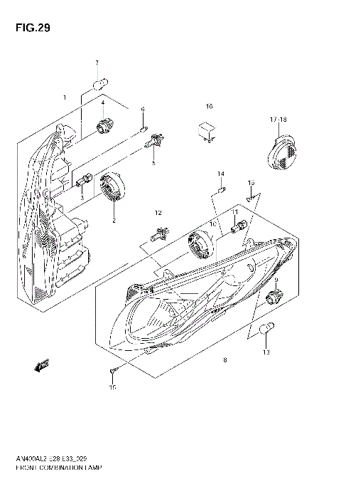 FRONT COMBINATION LAMP