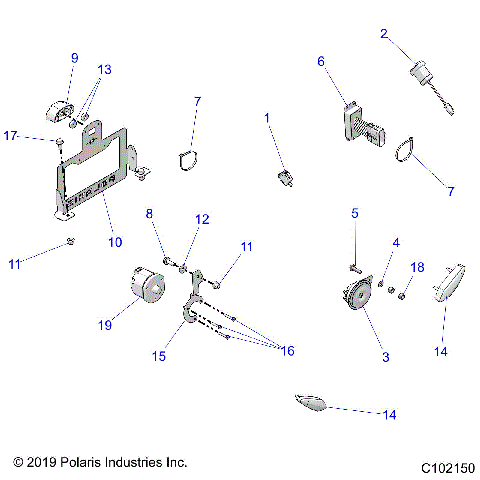 ELECTRICAL, TURN SIGNALS - A20SXE95PL/PR (C102150)