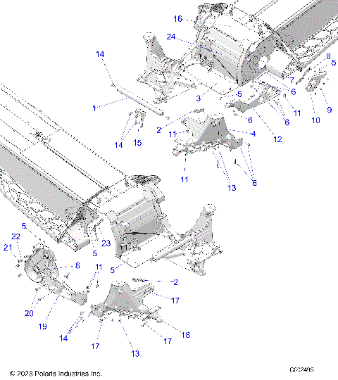 CHASSIS, BULKHEAD ASM. - S24TKL8RS (C602495)