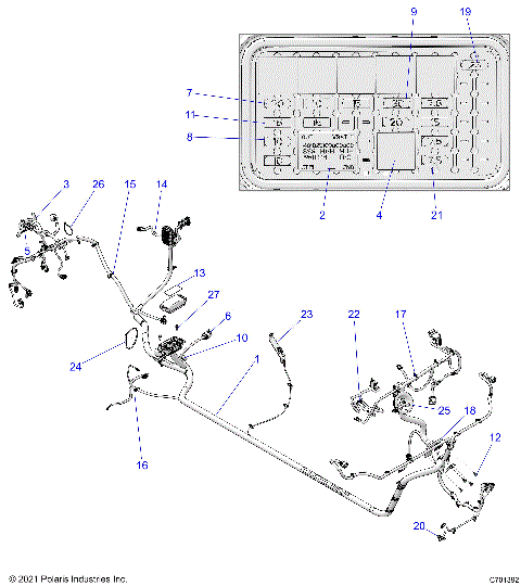 ELECTRICAL, WIRE HARNESS - R23T6E99AD/BD/AP/BP/A9/B9 (C0701392)