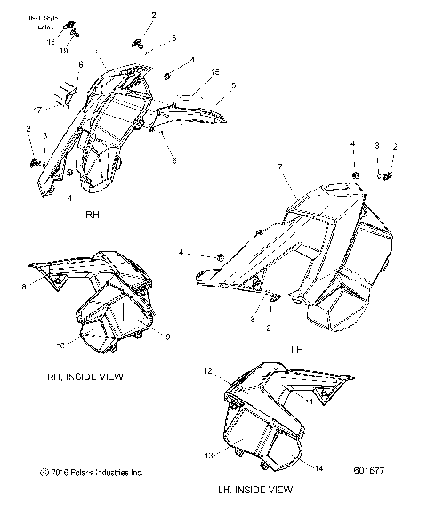 BODY, SIDE PANELS - S21EKL6PS/6PE ALL OPTIONS (601677)
