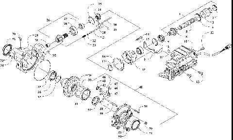 FRONT DRIVE GEARCASE ASSEMBLY [303142]
