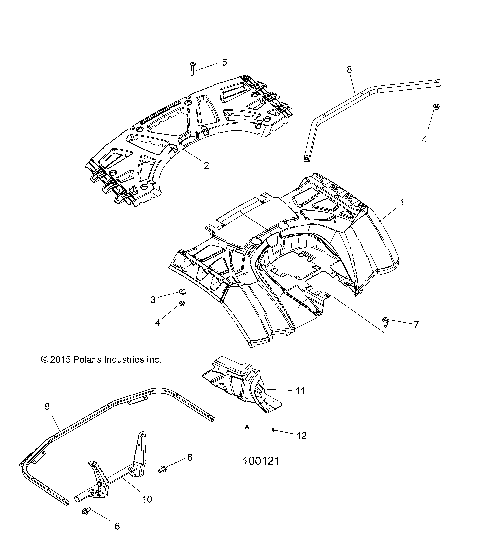 BODY, REAR CAB and REAR RACK - A16SXN85A3 [100121]