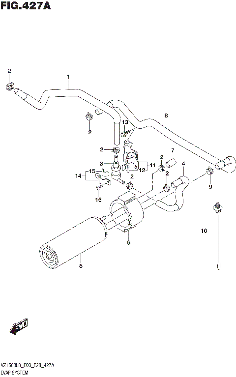 EVAP SYSTEM (VZ1500L8 E33)