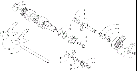 GEAR SHIFTING ASSEMBLY  [303030]