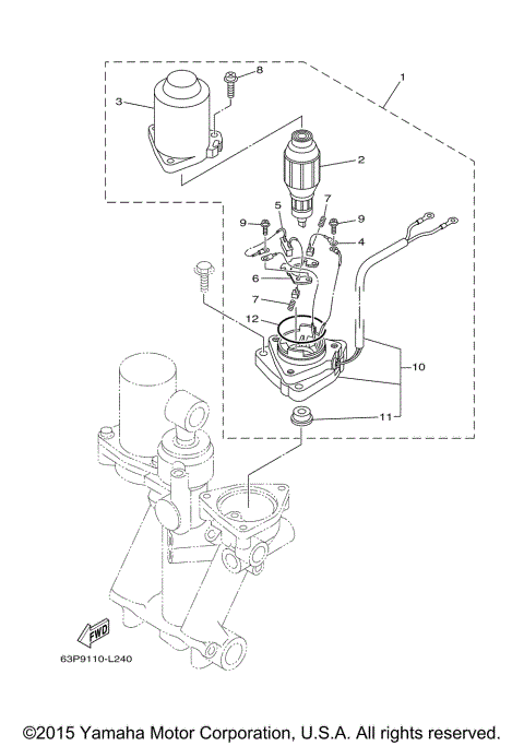 POWER TRIM TILT ASSY 2