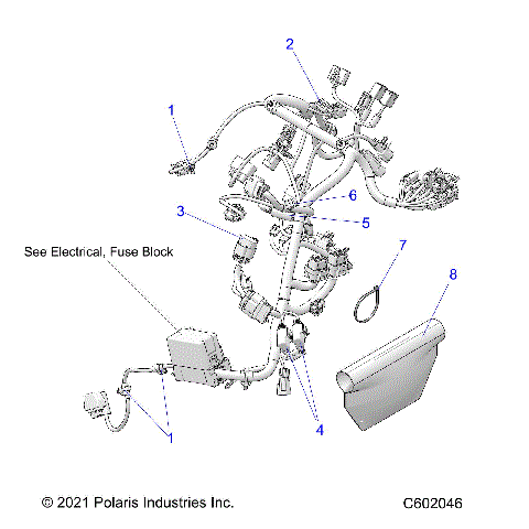 ELECTRICAL, WIRE HARNESS, MAIN - S23TGG8MS/TGY8MS (C602046)