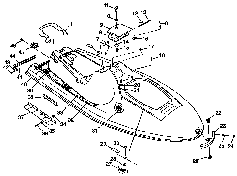 HULL and BODY SLT 700 B974572 (4941124112A005)