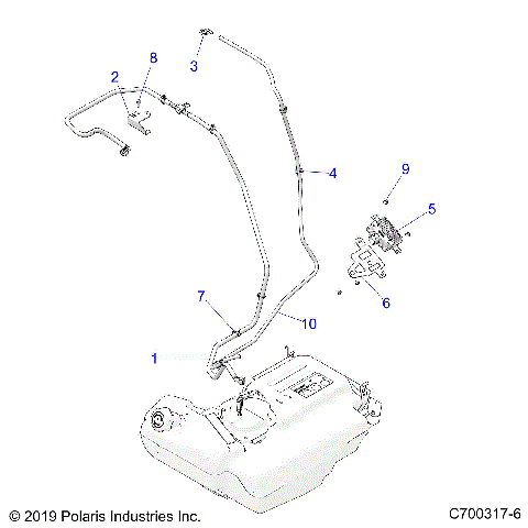 BODY, FUEL LINES - Z21P4E92AE/AN/L92AL/AT (C700317-6)