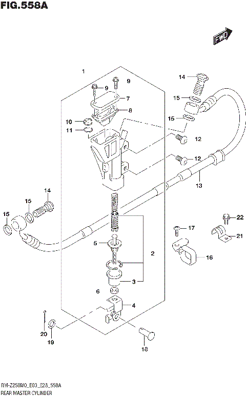 REAR MASTER CYLINDER