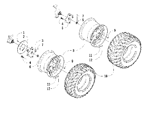 WHEEL AND TIRE ASSEMBLY [85811]