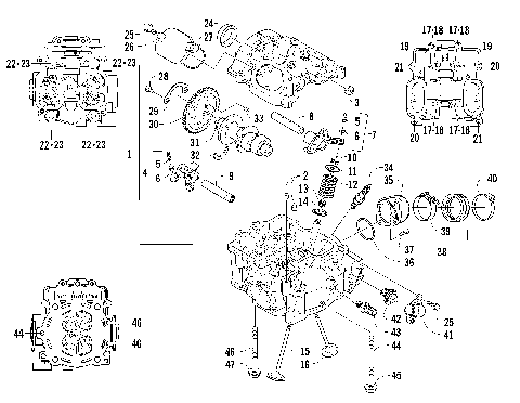 CYLINDER HEAD AND CAMSHAFT/VALVE ASSEMBLY [93116]