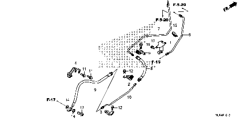 REAR BRAKE HOSE (ABS)