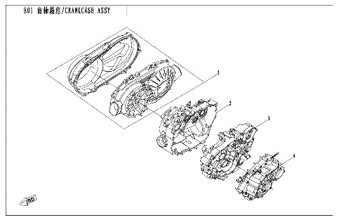 CRANKCASE ASSY