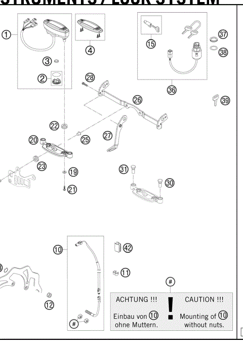 INSTRUMENTS / LOCKSYSTEM 