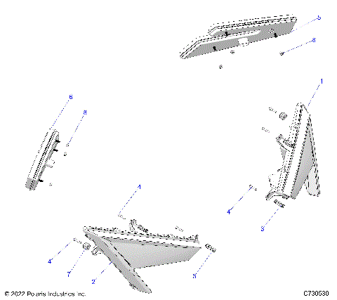 ELECTRICAL, HEADLIGHTS AND TAILLIGHTS - Z23GAE92A/92B (C730530)