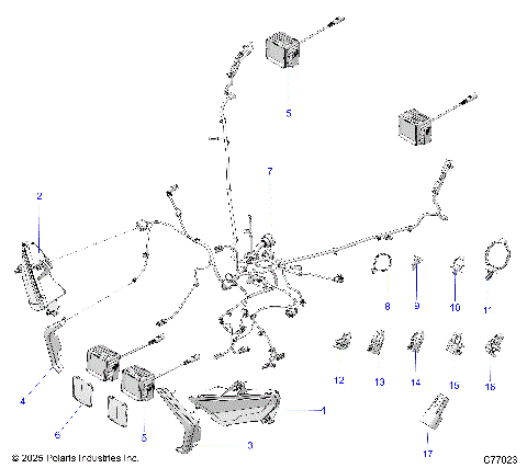ELECTRICAL, FRONT HARNESS AND LIGHTING - Z25RRL2KAL (C77023)
