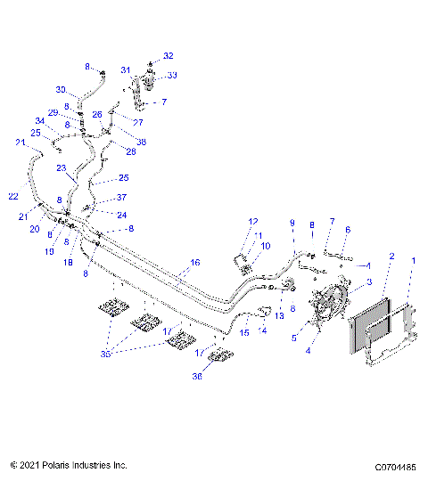 ENGINE, COOLING - G24G5K99A/99B (C0704485)