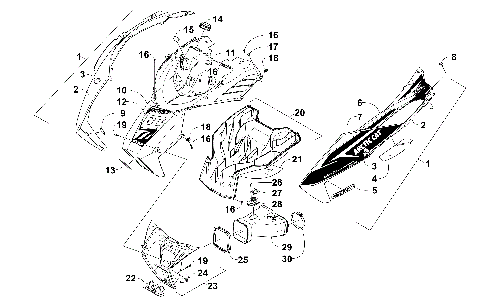 HOOD AND AIR INTAKE ASSEMBLY [101763]