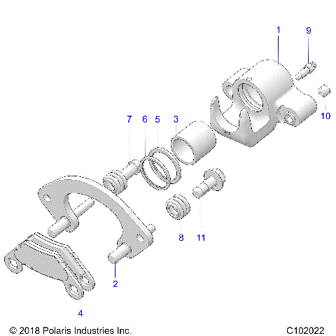 BRAKES, FRONT CALIPER - A23SYE95PM (C102022)