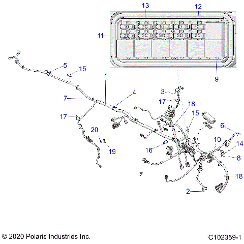ELECTRICAL, HARNESS - A24S6E57A1 (C102359-1)