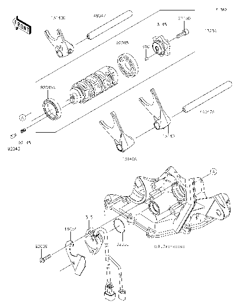 送料無料 2025 Kawasaki Motorcycles Parts-Finder Diagrams | Team パーツ