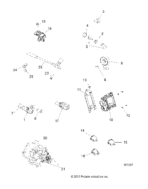 ELECTRICAL, SWITCHES, SENSORS and ECM - A19SHD57B9/E57BJ/E57BW (101587)