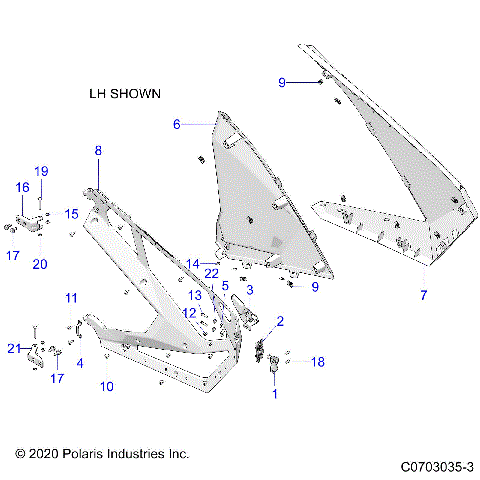 BODY, DOORS, FRONT - Z20R4_92AC/BC/AR/BR/AE/BE/AH/BH/AT/BT (C0703035-1)