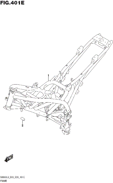 FRAME (SV650XAL9 E28)