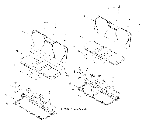 BODY, SEAT and BASE - R08WH68AG/AH/AK/AR (49RGRSEAT08CREW)