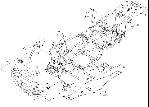 FRAME, TAILLIGHT, AND RELATED PARTS [303718]