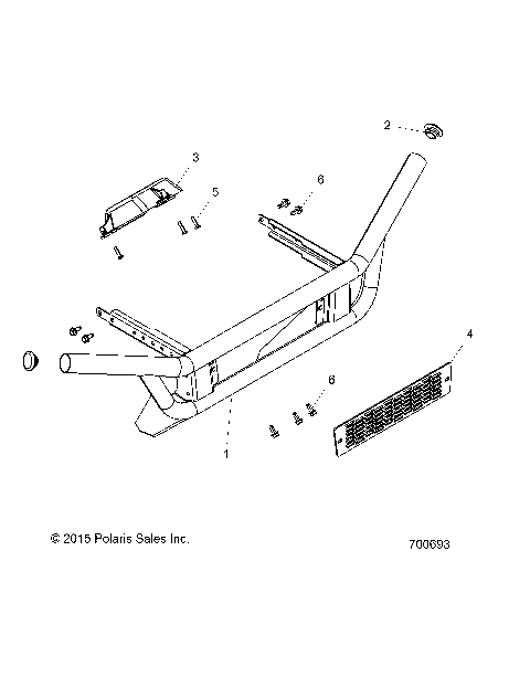 CHASSIS, FRONT BUMPER - R18RMAL4G9 (700693)