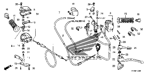 HANDLE LEVER@SWITCH@CABLE