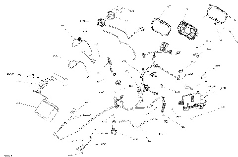 10- Electrical System MXZ - 850 E-TEC - Except TNT, XRS Manual Starter