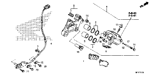 REAR BRAKE CALIPER (2)