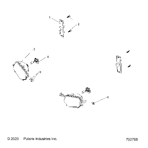 ELECTRICAL, HEADLIGHTS, TAILLIGHTS and BULBS - R21RM250A1 (702768)