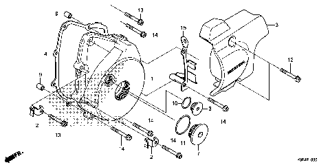 LEFT CRANKCASE COVER