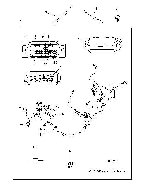ELECTRICAL, WIRE HARNESS - A17DAA57F5 (101089)