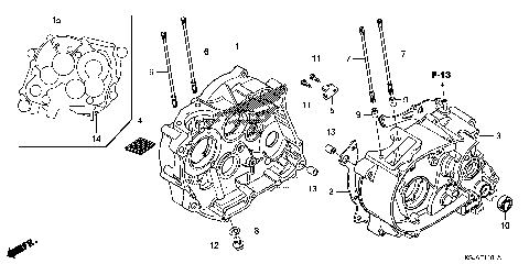 CRANKCASE (CRF100F)
