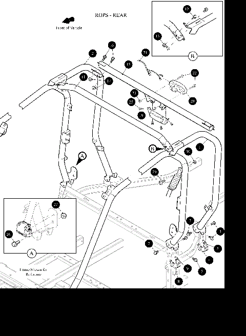 ROPS - EXTENDED CAB WELDMENT [302536]