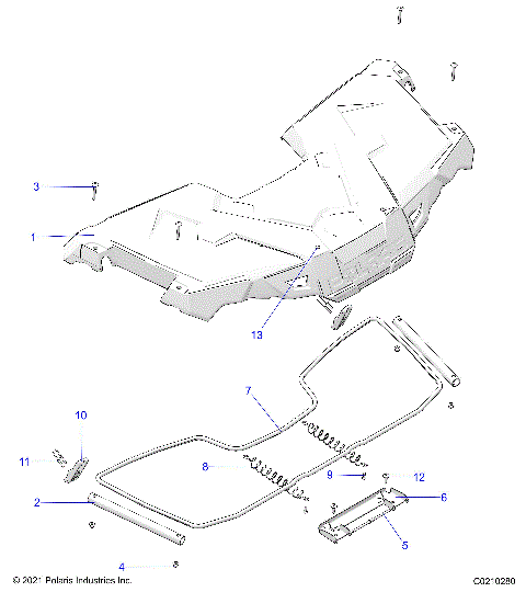 BODY, STORAGE, FRONT - A24SJE57AX (C0210280)